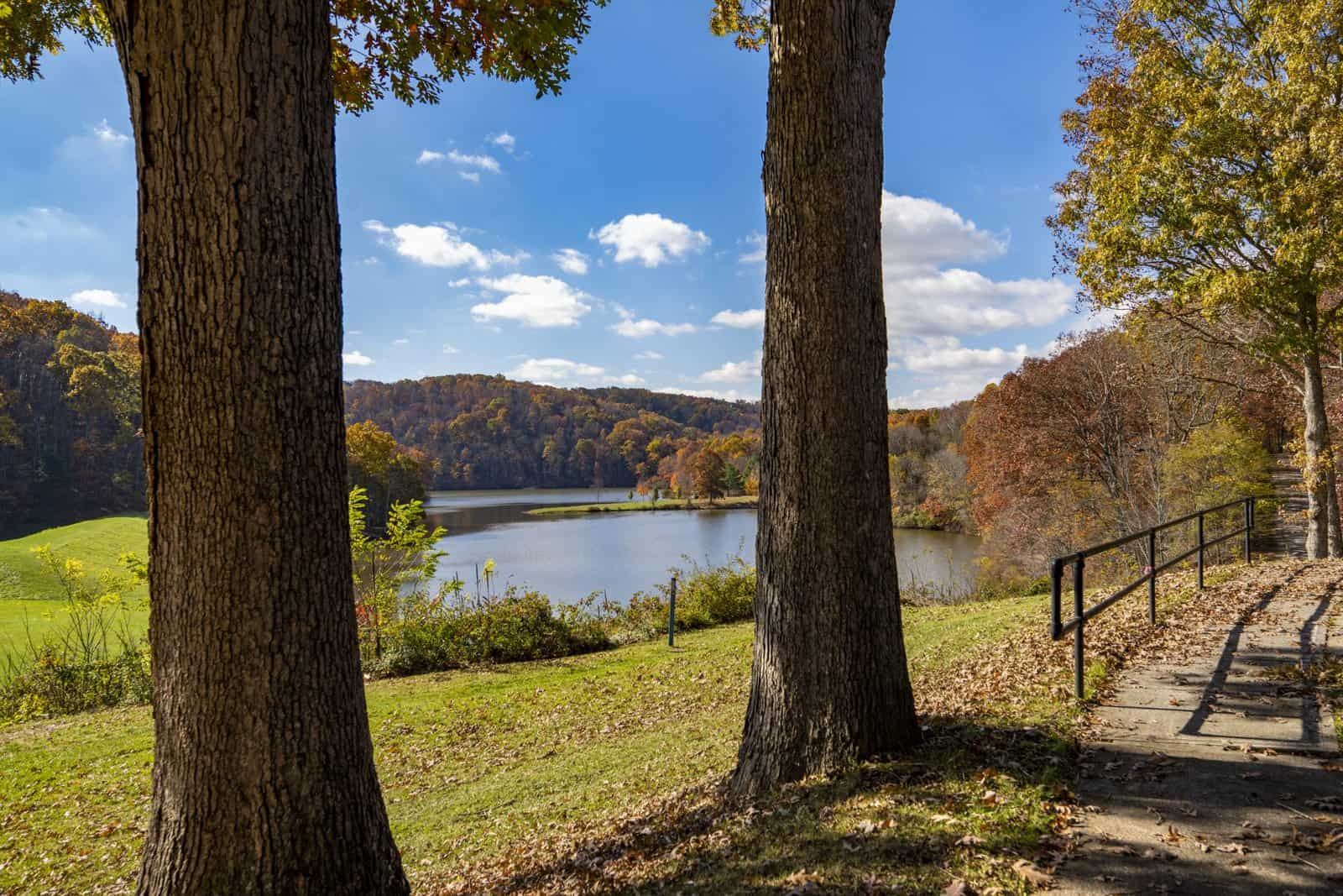 Lake view from GlenWood Park campus in Princeton, WV