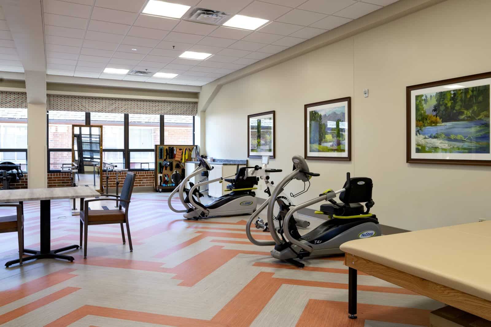 Therapy gym at GlenWood Park