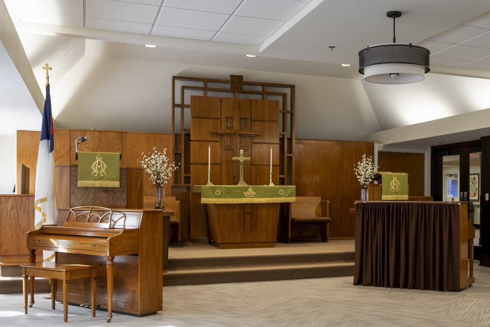 Chapel space at GlenWood Park